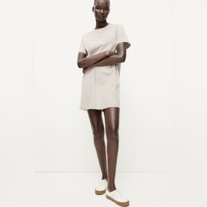 H&M taupe cotton t-shirt dress Small